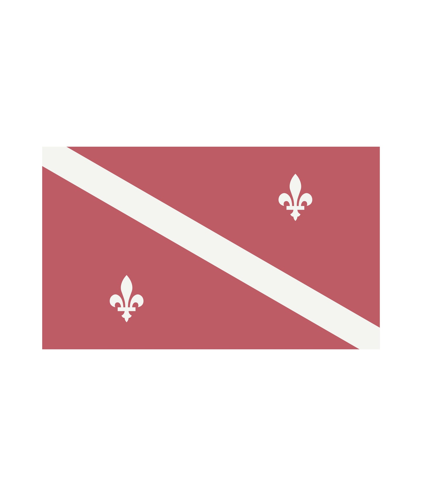 Alon's signature New Orleans themed 'diver down' flag.