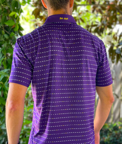 Experience both performance and style in the remarkably comfortable Every 5 polo from Alon. Embrace LSU tradition while looking and feeling your best!