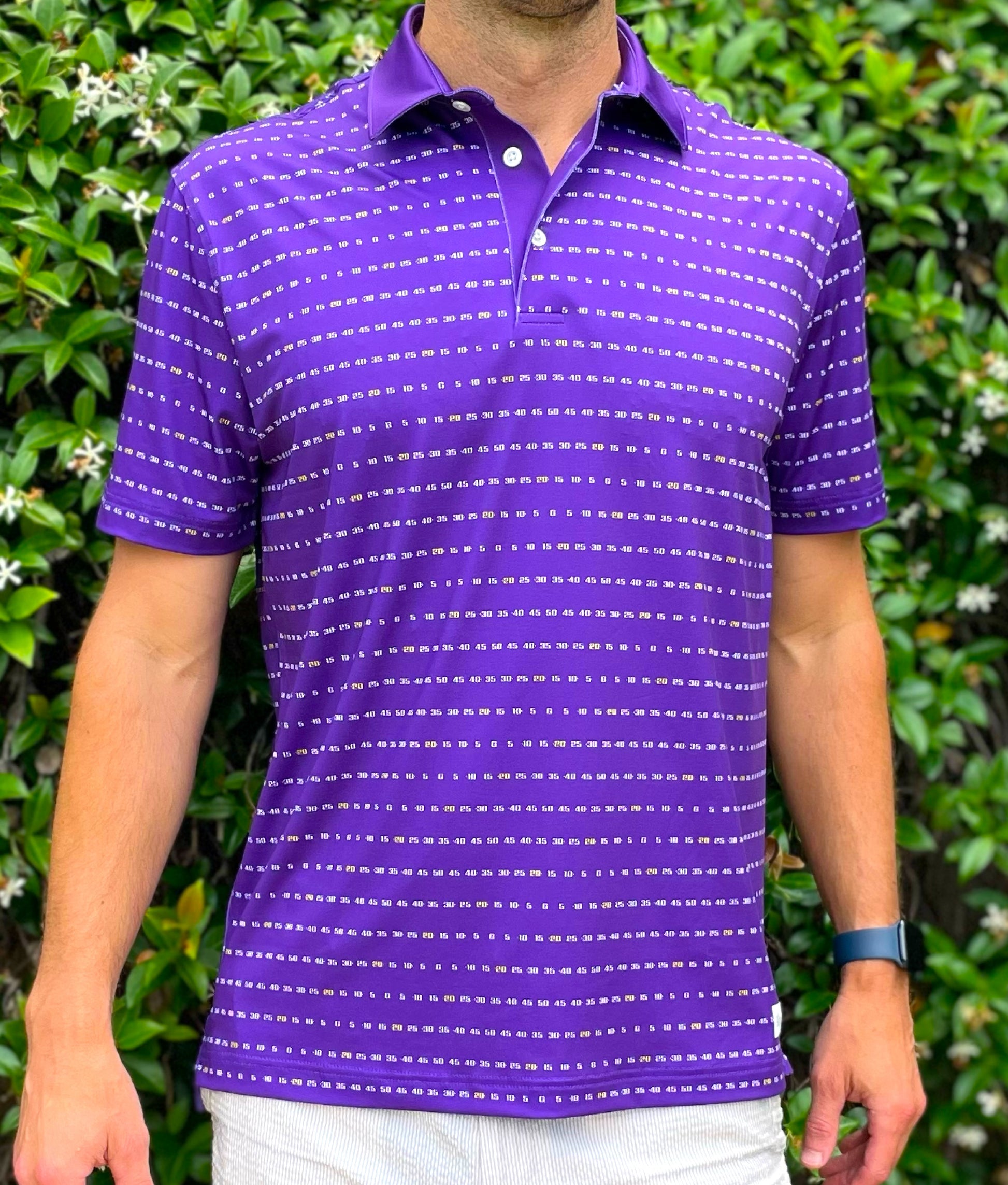 Experience both performance and style in the remarkably comfortable Every 5 polo from Alon. Embrace LSU tradition while looking and feeling your best!