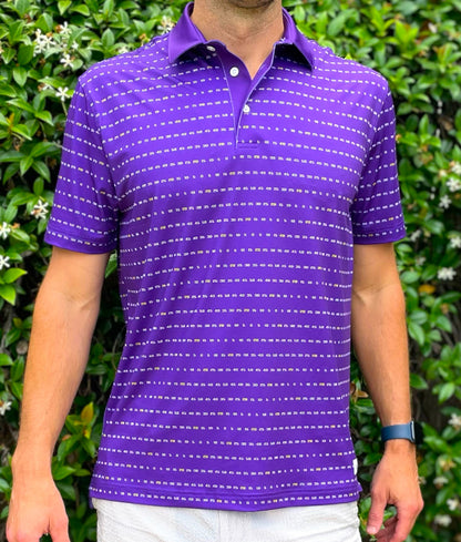 Experience both performance and style in the remarkably comfortable Every 5 polo from Alon. Embrace LSU tradition while looking and feeling your best!