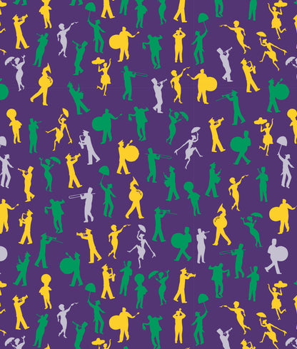 Introducing our Mardi Gras Carnival pattern. Immerse yourself in the Second Line theme featuring unique design elements inspired by the rich culture and energy of the city, you'll stand out in the office our on the parade route. 
