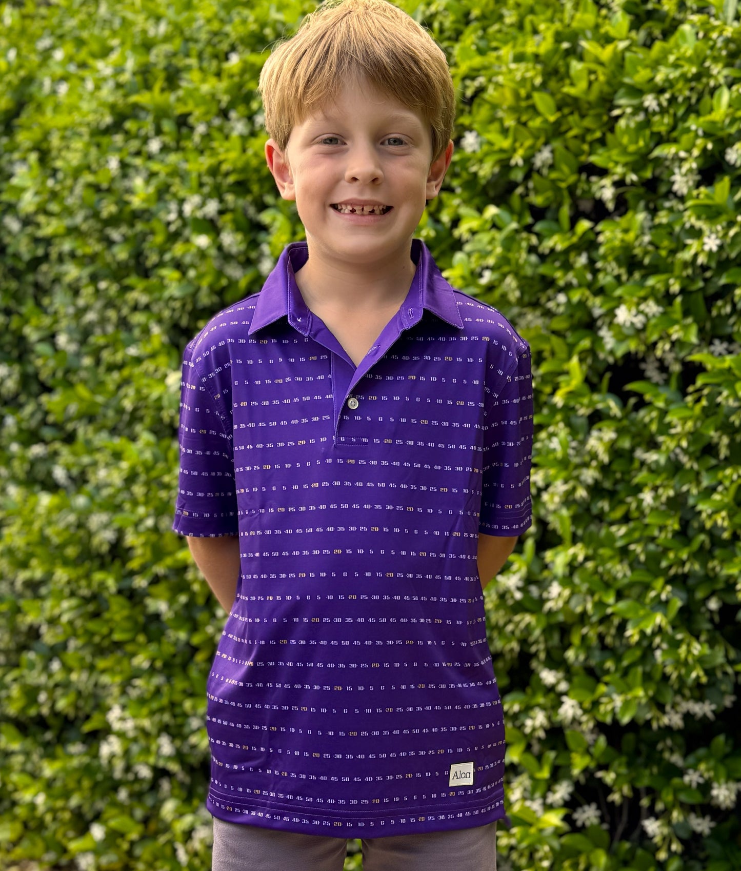 Experience both performance and style in the remarkably comfortable Every 5 polo from Alon. Embrace LSU tradition while looking and feeling your best!